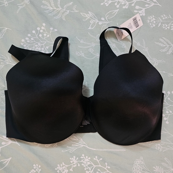 Soma Vanishing Back Black Underwire Bra Full Coverage Lightly Padded 38DDD - Picture 8 of 9